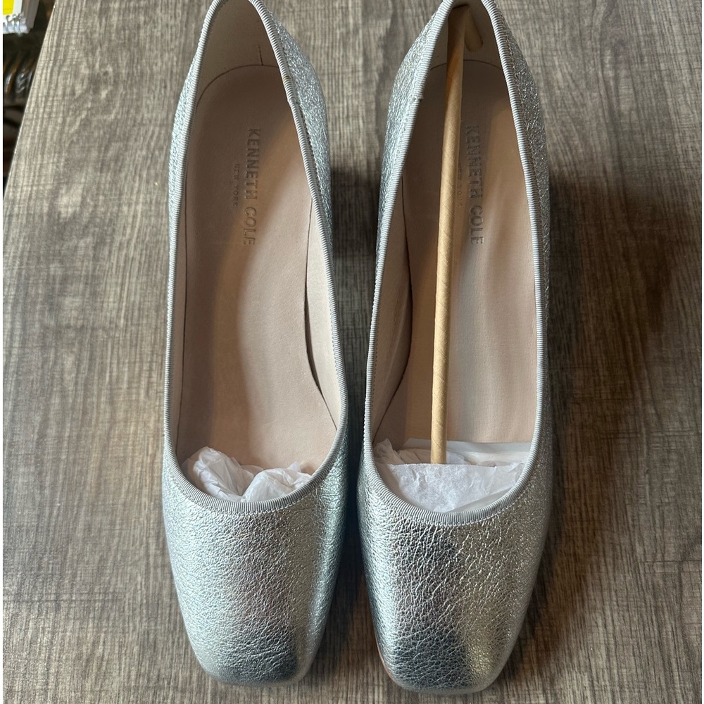 Kenneth Cole: Silver Eryn Pump shoes